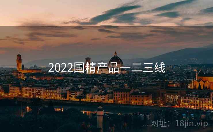 2022国精产品一二三线
