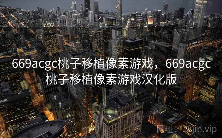 669acgc桃子移植像素游戏，669acgc桃子移植像素游戏汉化版