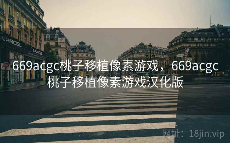 669acgc桃子移植像素游戏，669acgc桃子移植像素游戏汉化版